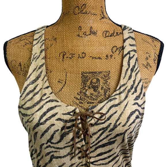 LAUREN‎ RALPH LAUREN Tan Animal Print Maxi Dress - NWT NFR Western Cowgirl - Picture 2 of 13